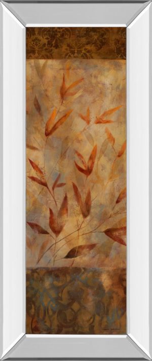 18 in. x 42 in. “Autumn’s Allure I” By Carol Robinson Print Mirror Framed Wall art
