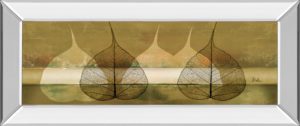 18 in. x 42 in. “Less Is More III” By Patricia Pinto Mirror Framed Print Wall Art