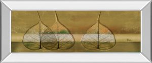 18 in. x 42 in. “Less Is More IV” By Patricia Pinto Mirror Framed Print Wall Art
