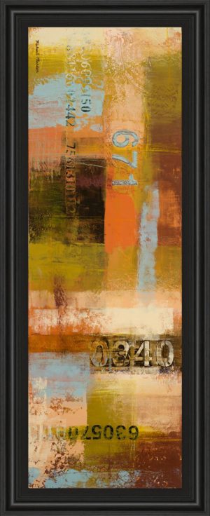 18 in. x 42 in. “Departures Il” By Michael Marcon Framed Print Wall Art
