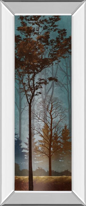 18 in. x 42 in. “Fading To Dusk I” By Conrad Knutsen Mirror Framed Print Wall Art