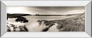18 in. x 42 in. “The Wind In The Dunes Il” By Noah Bay Mirror Framed Print Wall Art