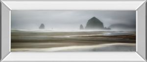 18 in. x 42 in. “From Cannon Beach I” By David Drost Mirror Framed Print Wall Art