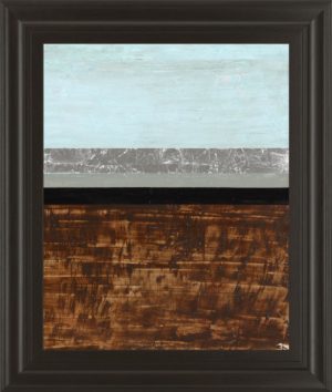 22 in. x 26 in. “Textured Light Il” By Natalie Avondet Framed Print Wall Art