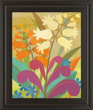 22 in. x 26 in. “Lily Of The Valley” By Cary Phillips Framed Print Wall Art