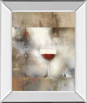 22 in. x 26 in. “Cellar Il” By J.P Prior Mirror Framed Print Wall Art