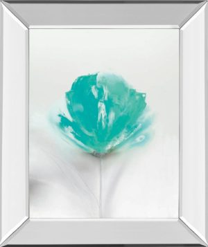 22 in. x 26 in. “Aqua Sorbet 1” By Jane Prior Mirror Framed Print Wall Art