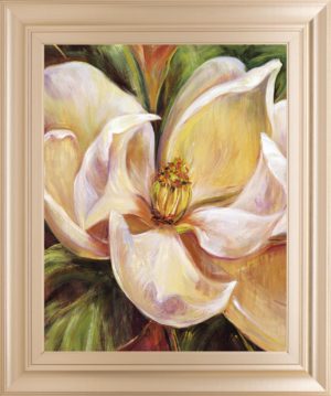 22 in. x 26 in. “Magnolia Glow I” By Carson Framed Print Wall Art