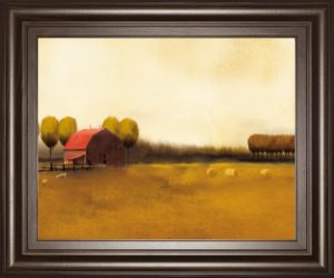 22 in. x 26 in. “Rural Landscape Il” By Venter Framed Print Wall Art