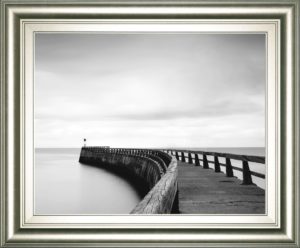 22 in. x 26 in. “Into The Mist” By Papiorek Framed Print Wall Art