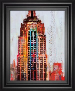 22 in. x 26 in. “The City That Never Sleeps I” By Haub Framed Print Wall Art