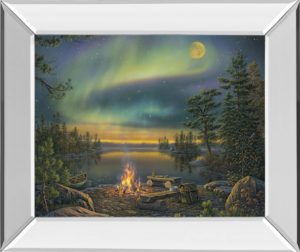 22 in. x 26 in. “A Night To Remember” By Kim Norlien Mirror Framed Print Wall Art