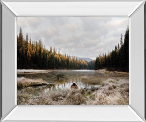 22 in. x 26 in. “Reflecting Nature” By Andrew Geiger Mirror Framed Print Wall Art