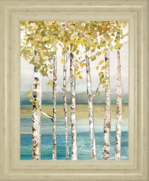 22 in. x 26 in. “Down” By The River I” By Allison Pearce Framed Print Wall Art