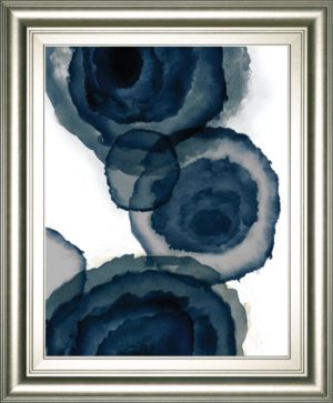 22 in. x 26 in. “Blotted Ink Il” By Tom Reeves Framed Print Wall Art