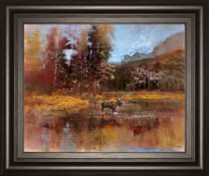 22 in. x 26 in. “Magnificent View” By Longo Framed Print Wall Art