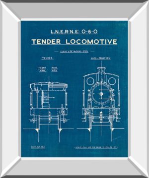 Locomotive Blueprint III by Wild Apple Portfolio
