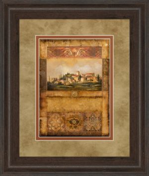 34 in. x 40 in. “Centimento I” By Douglas Framed Print Wall Art