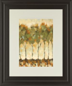 34 in. x 40 in. “Summer In The Park” By Jeni Lee Framed Print Wall Art