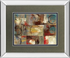 34 in. x 40 in. “All Around Play” By Tom Reeves Mirror Framed Print Wall Art