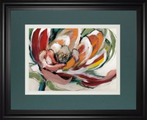 34 in. x 40 in. “Bloomed I” By Fitsimmons, A. Framed Print Wall Art