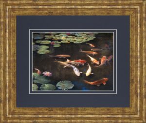 34 in. x 40 in. “Inclination” By Curt Walters Framed Print Wall Art