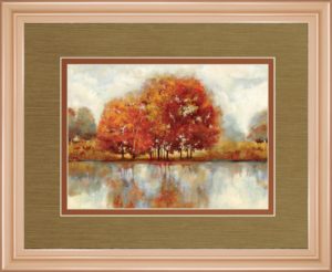 34 in. x 40 in. “Together” By Asia Jensen Framed Print Wall Art