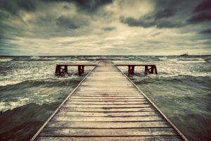 SMALL – CLOUDY PIER