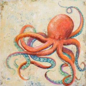 FRAMED SMALL – CREATURES OF THE OCEAN II BY PATRICIA PINTO