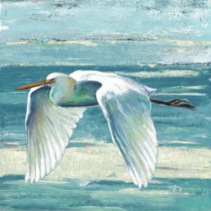 SMALL – GREAT EGRET II BY PATRICIA PINTO