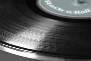 Rock n Roll Record by Lori Deiter (FRAMED)(SMALL)