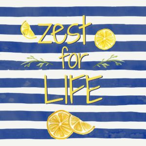 Zest For Life Lemons by Carol Robinson (FRAMED)