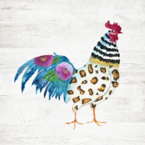 Funky Rooster by Tava Studios (FRAMED)(SMALL)