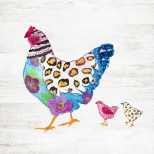 Funky Chicken by Tava Studios (FRAMED)(SMALL)