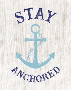Stay Anchored by CAD Designs (FRAMED)